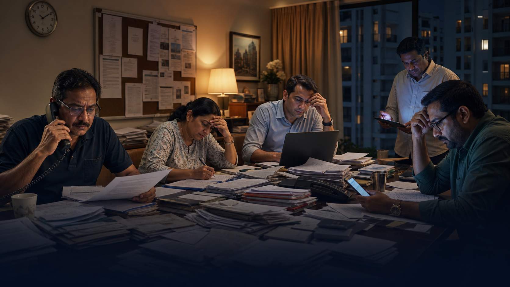 Committee handling scattered society records and follow-ups